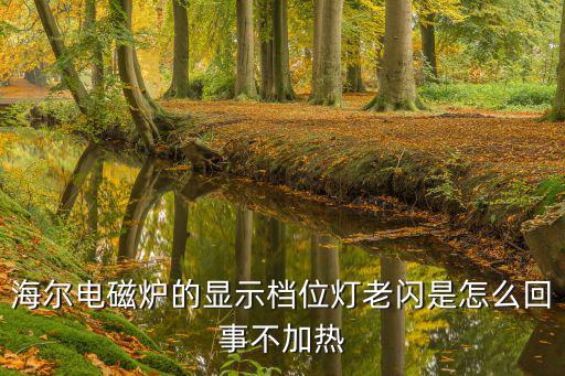 海尔电磁炉的显示档位灯老闪是怎么回事不加热
