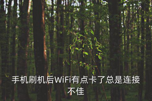 为什么三星s5刷机后wifi就不稳定，手机刷机后WiFi有点卡了总是连接不佳