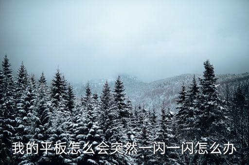 我的平板怎么会突然一闪一闪怎么办
