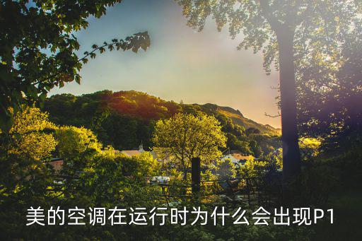 美的空调为什么显示p1，美的空调启动外机没反应显示p1什么意思