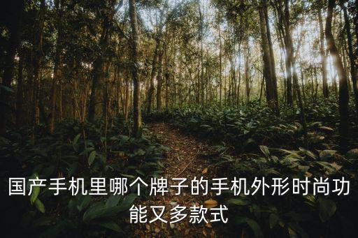 什么手机外观时尚，推荐几款外形炫酷的时尚手机