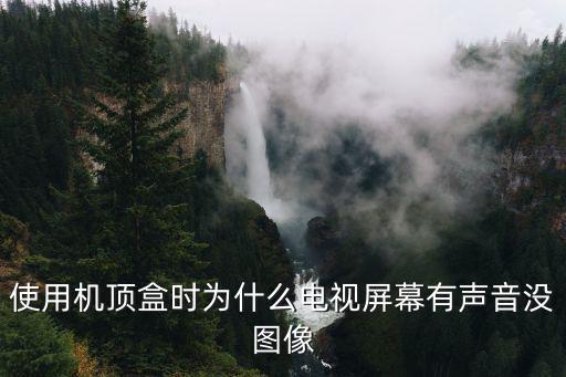 使用机顶盒时为什么电视屏幕有声音没图像