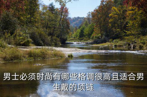 男生戴什么项链时尚，男生戴什么颜色好看项链