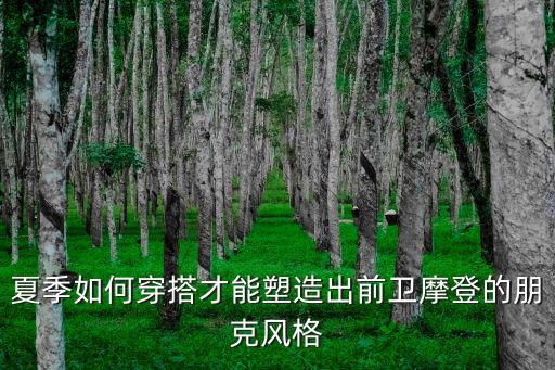 夏季如何穿搭才能塑造出前卫摩登的朋克风格