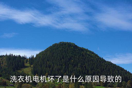洗衣机坏的原因是什么原因，洗衣机洗坏衣服的原因