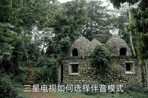 三星电视如何选择伴音模式