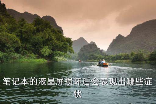 笔记本的液晶屏损坏后会表现出哪些症状