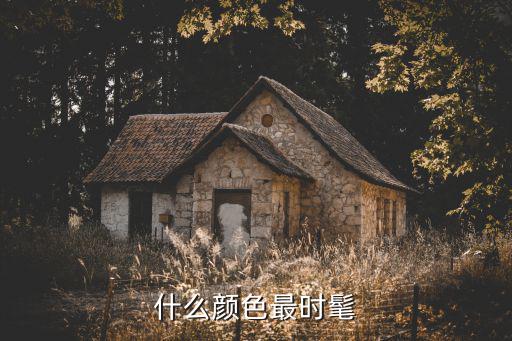 什么颜色最时髦