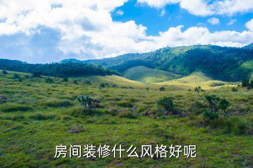 房间装修什么风格好呢