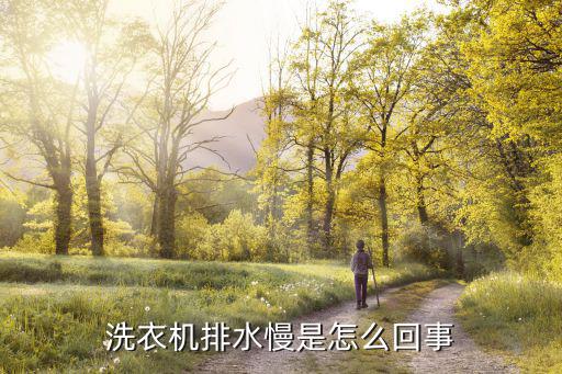 洗衣机排水慢是怎么回事