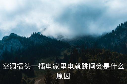 空调插头一插电家里电就跳闸会是什么原因