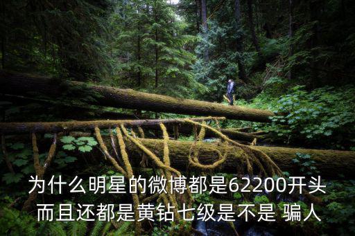 杨颖为什么是时尚宠儿，为什么明星的微博都是62200开头 而且还都是黄钻七级是不是 骗人
