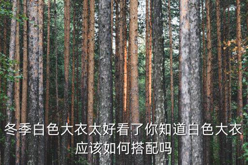 白色时尚大衣搭配什么好看，白色大衣搭配什么衣服好看