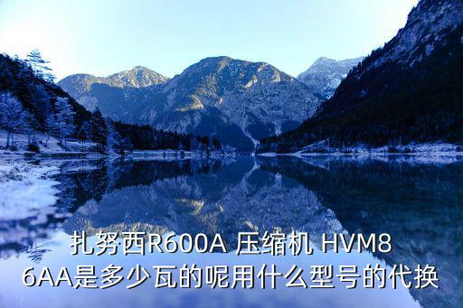 扎努西R600A 压缩机 HVM86AA是多少瓦的呢用什么型号的代换