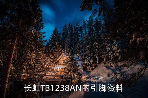 长虹1238an是什么机芯，TBA1238AN能用什么型号芯片代换
