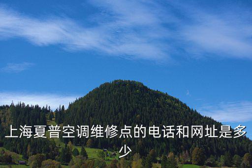 上海夏普空调维修点的电话和网址是多少