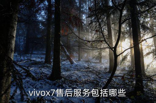 vivox7售后服务包括哪些