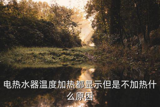 电热水器温度加热都显示但是不加热什么原因