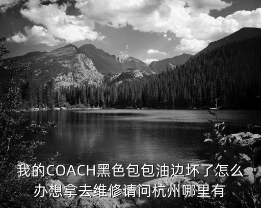 我的COACH黑色包包油边坏了怎么办想拿去维修请问杭州哪里有
