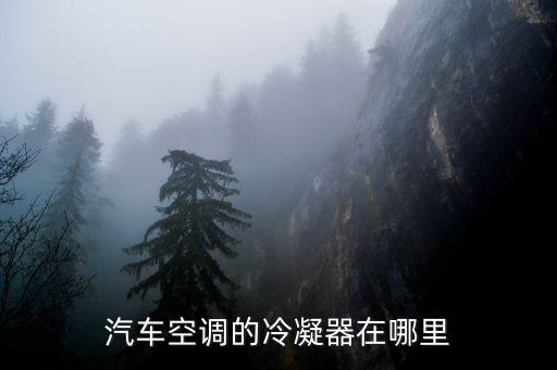 汽车空调的冷凝器在哪里