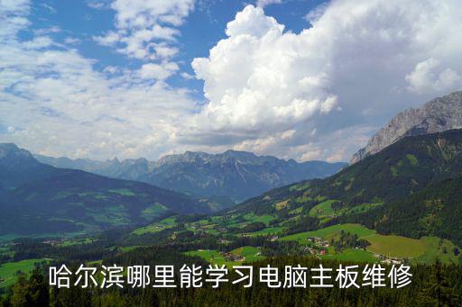 哈尔滨哪里能能修电脑主板的电容，哈尔滨哪里能学习电脑主板维修