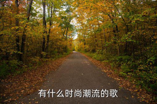 有什么时尚潮流的歌