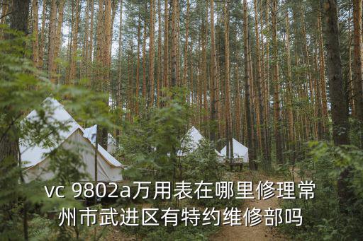 万用表哪里修，vc 9802a万用表在哪里修理常州市武进区有特约维修部吗