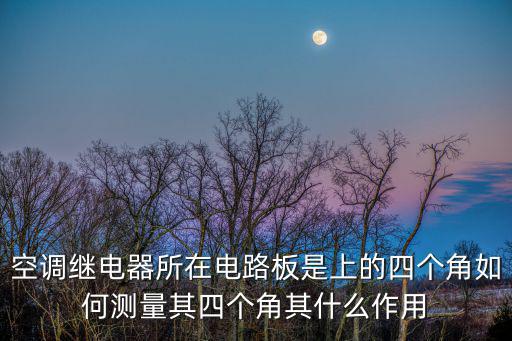 空调主板继电器引脚哪个是输出输入的，请问汽车空调继电器是怎么接的它有四根线分别是红绿白