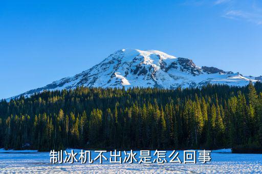制冰机一直制冰不脱冰是什么原因，冰美牌冰粒机开机前两板冰正常出冰第三板后都一直制冰不脱冰是什么