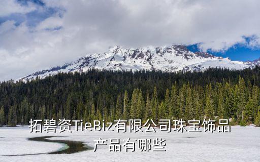 拓碧资TieBiz有限公司珠宝饰品产品有哪些