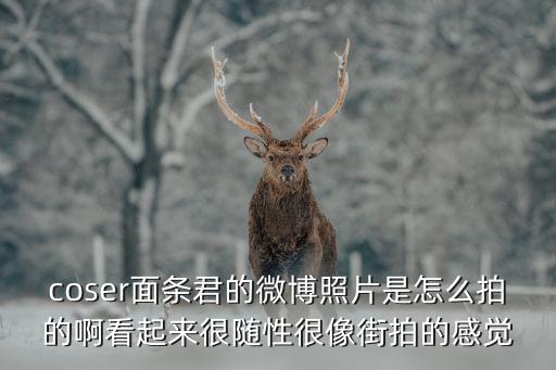 coser面条君的微博照片是怎么拍的啊看起来很随性很像街拍的感觉
