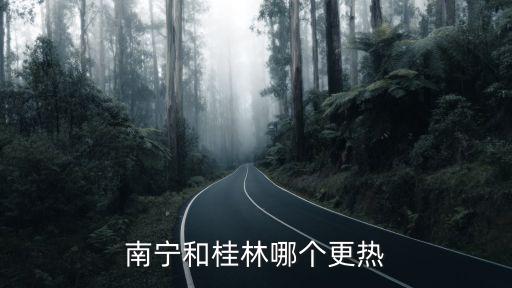 桂林和南宁哪个时尚多些，请问南宁和桂林各项比哪个要好些谢谢