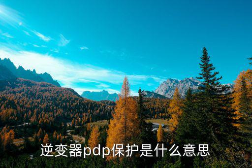 什么是逆变器pdp故障，光伏逆变器有双路mppt其中一路正常发电另一路无发电是咋回事