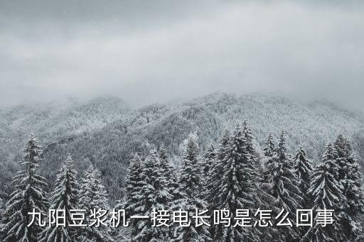 九阳豆浆机长鸣是什么原因，九阳豆浆机豆浆快熟的时候一直响是怎么回事啊