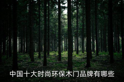 中国十大时尚环保木门品牌有哪些