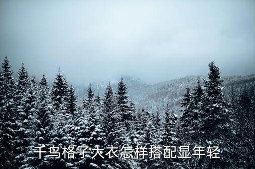 千鸟格子大衣怎样搭配显年轻