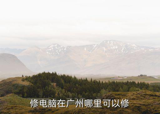 修电脑在广州哪里可以修