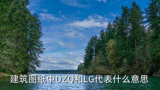 建筑图纸中DZQ和LG代表什么意思