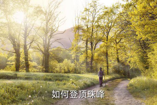 如何登顶珠峰