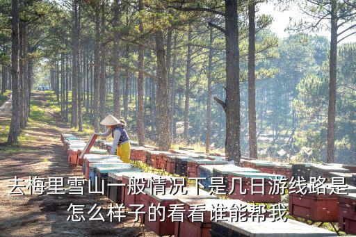 去梅里雪山一般情况下是几日游线路是怎么样子的看看谁能帮我