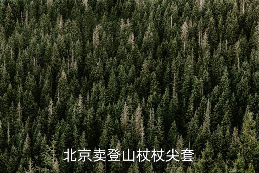 北京卖登山杖杖尖套