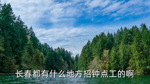 长春都有什么地方招钟点工的啊