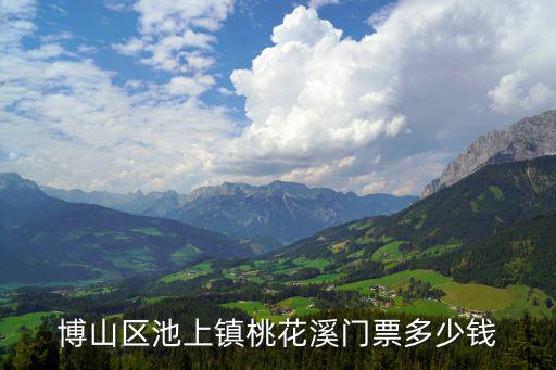 博山区池上镇桃花溪门票多少钱