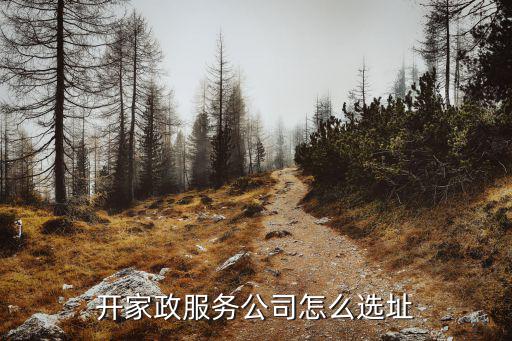 开家政公司选什么地方，想开一家家政公司 怎么找地方