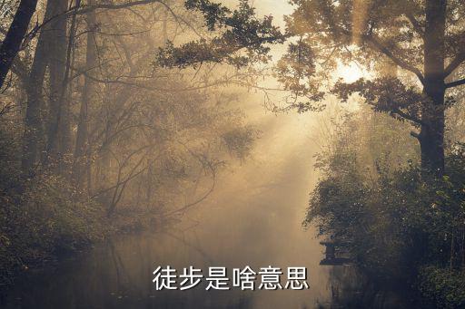 徒步和途步有什么区别，徒步和步行区别