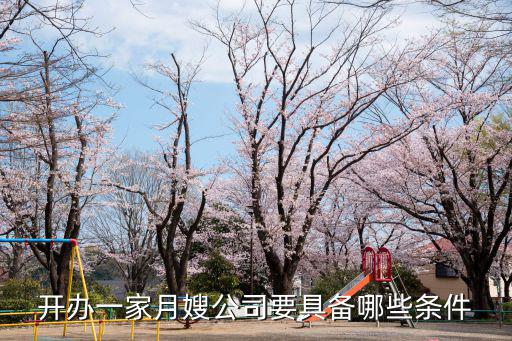 开办一家月嫂公司要具备哪些条件
