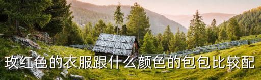 玫红冲锋衣配什么包包，玫红色的外套配什么颜色的包包