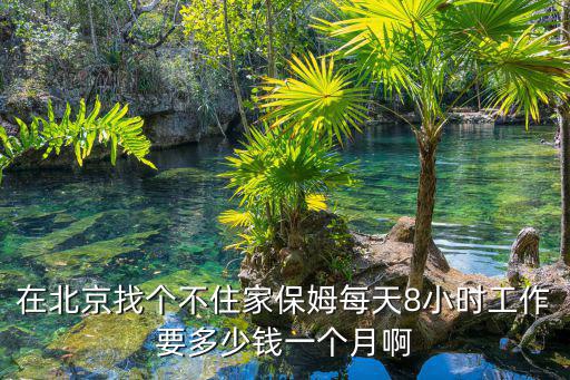 北京请个保姆多少钱，现在在北京找一个住家的保姆多少钱