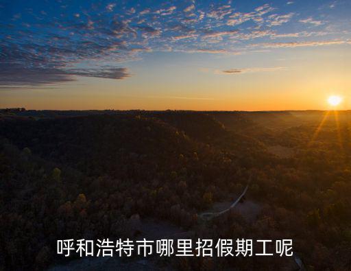呼和浩特市哪里招假期工呢