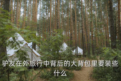 户外探险背包里放什么东西，登山包里面应准备什么急救包里放什么